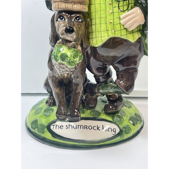 Blue Sky Clayworks 2022 The Shamrock King St Patrick’s Day Figurine (Sm Chip) - Picture 2 of 10